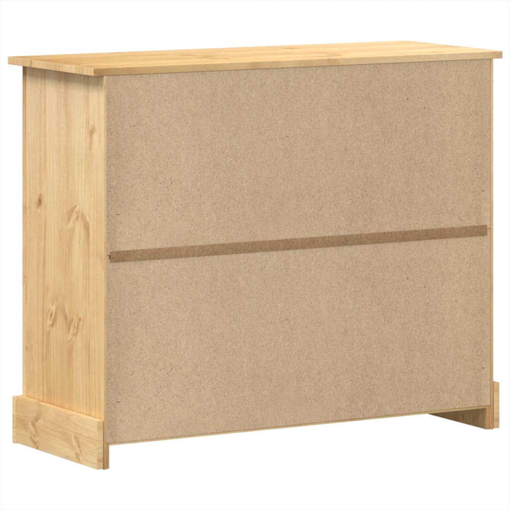 vidaXL Chest of Drawers Corona 110x43x91 cm Solid Wood Pine