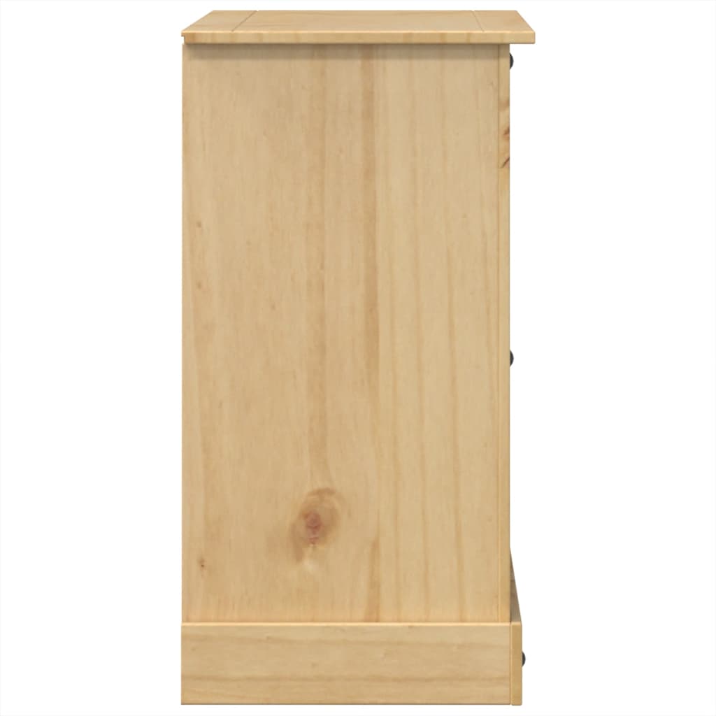 vidaXL Chest of Drawers Corona 112x48x91 cm Solid Wood Pine