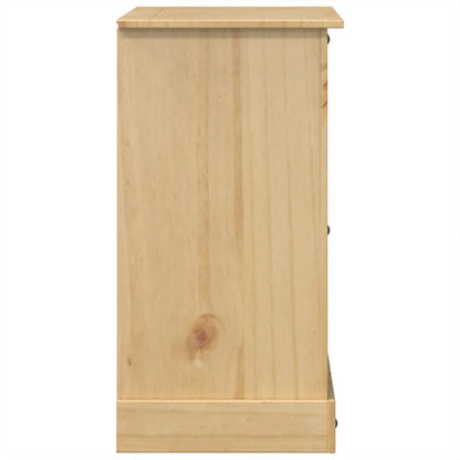vidaXL Chest of Drawers "Corona" 112x48x91 cm Solid Wood Pine