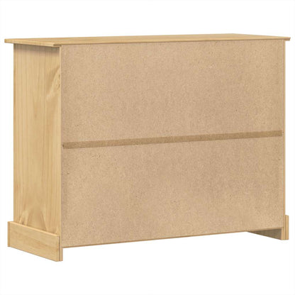 vidaXL Chest of Drawers "Corona" 112x48x91 cm Solid Wood Pine