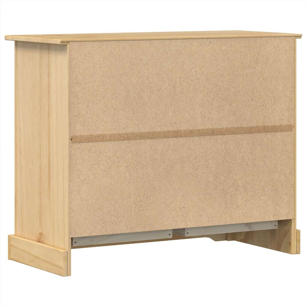 vidaXL Chest of Drawers Corona 101x45x82 cm Solid Wood Pine