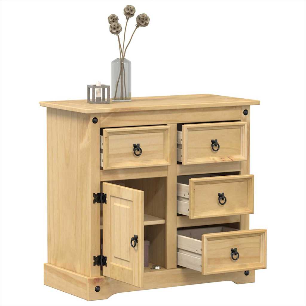 vidaXL Sideboard Corona 80x40x75 cm Solid Wood Pine