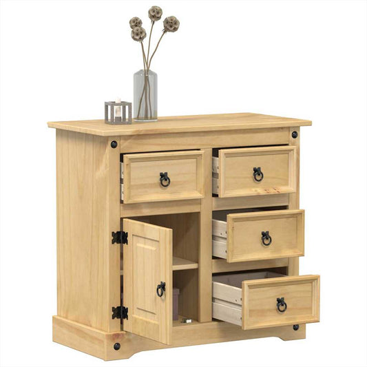 vidaXL Sideboard Corona 80x40x75 cm Solid Wood Pine