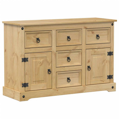 vidaXL Sideboard "Corona" 112x40x75 cm Solid Wood Pine