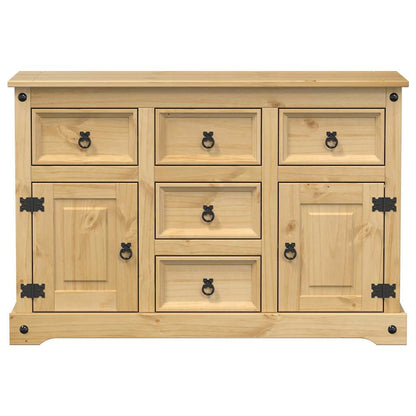 vidaXL Sideboard "Corona" 112x40x75 cm Solid Wood Pine