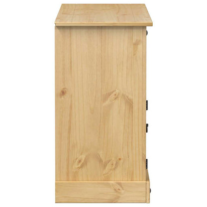 vidaXL Sideboard "Corona" 112x40x75 cm Solid Wood Pine