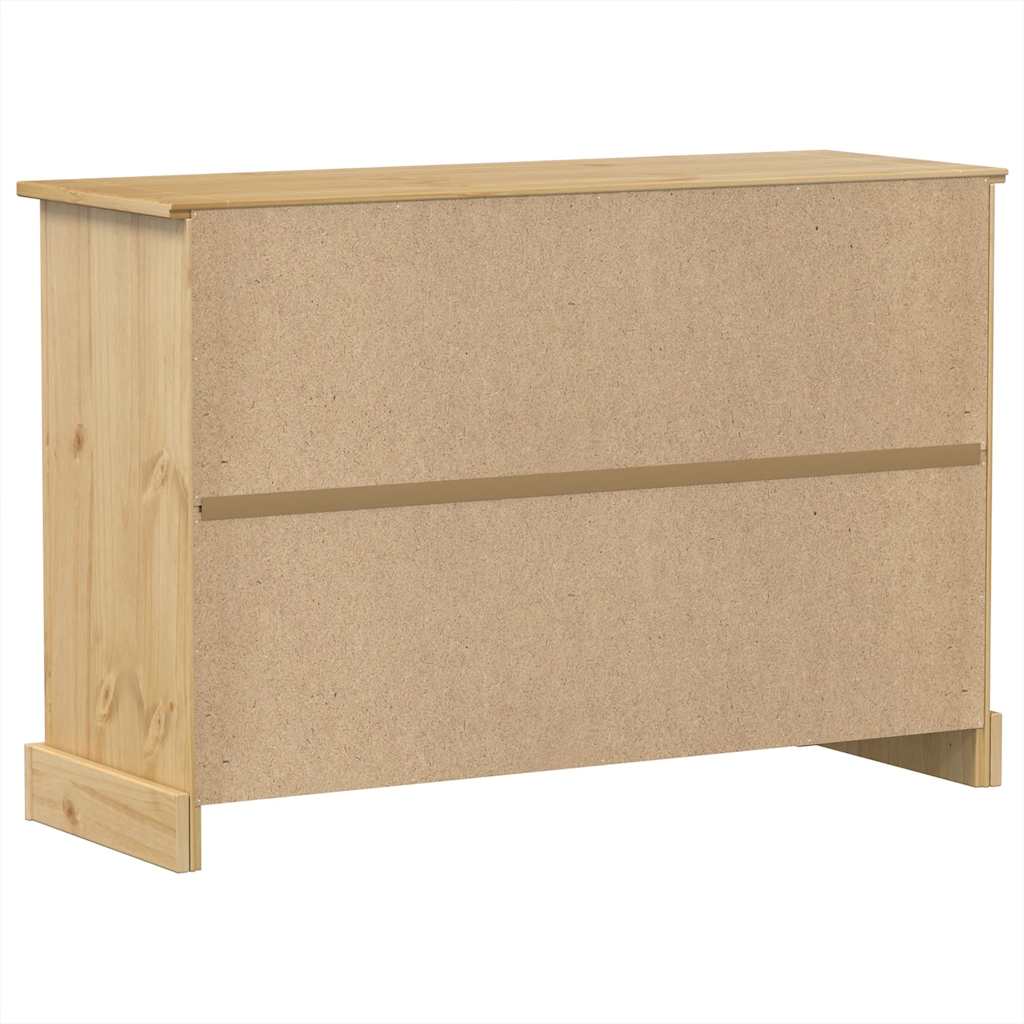 vidaXL Sideboard "Corona" 112x40x75 cm Solid Wood Pine