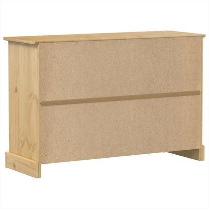 vidaXL Sideboard "Corona" 112x40x75 cm Solid Wood Pine