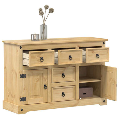 vidaXL Sideboard "Corona" 112x40x75 cm Solid Wood Pine