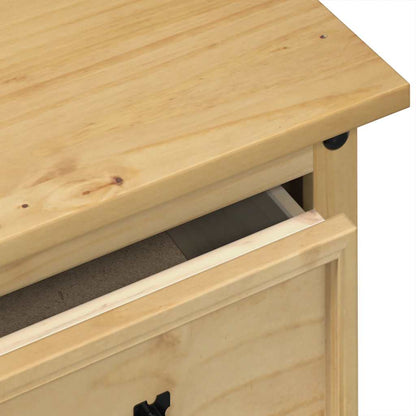 vidaXL Dressing Table Corona 110x47x75 cm Solid Wood Pine