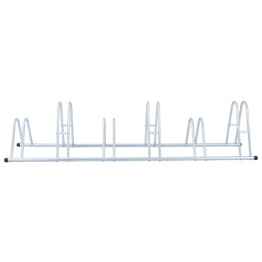 vidaXL Bicycle Stand for 6 Bikes Floor Freestanding Galvanised Steel