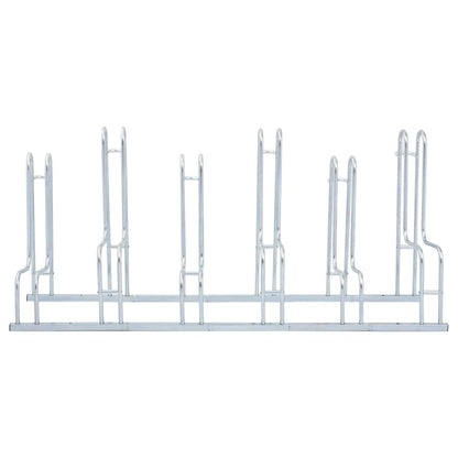 vidaXL Bicycle Stand for 6 Bikes Floor Freestanding Galvanised Steel