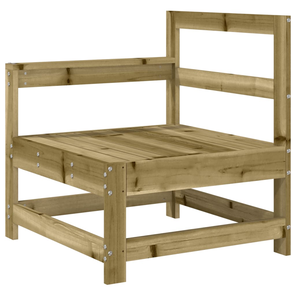 vidaXL 3 Piece Garden Sofa Set Impregnated Wood Pine