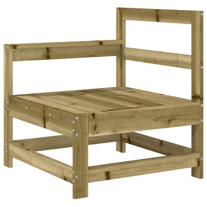 vidaXL 3 Piece Garden Sofa Set Impregnated Wood Pine