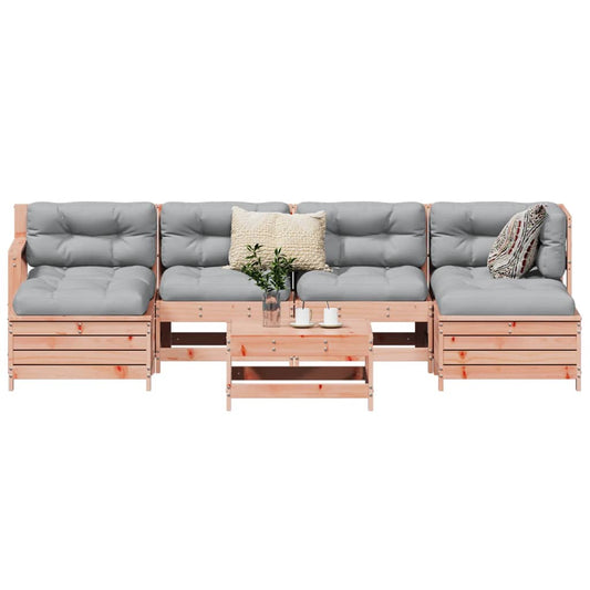 vidaXL 7 Piece Garden Sofa Set Solid Wood Douglas Fir