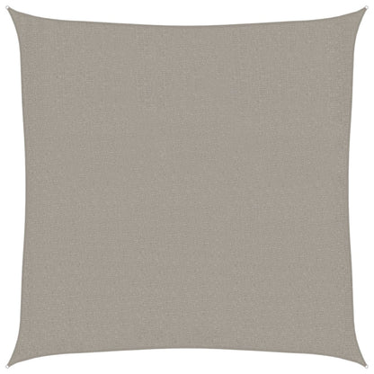 vidaXL Sunshade Sail 160 g/m² Square Light Grey 2x2 m HDPE