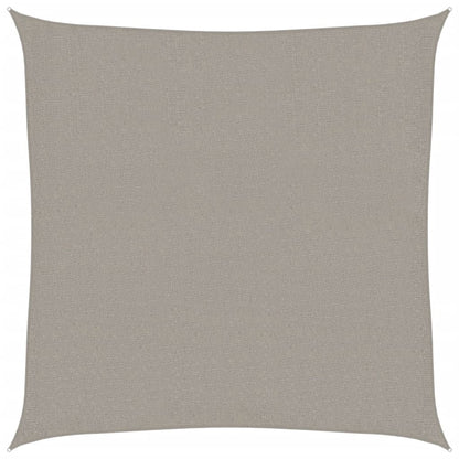 vidaXL Sunshade Sail 160 g/m² Square Light Grey 3.6x3.6 m HDPE