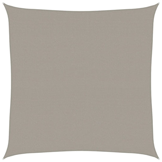 vidaXL Sunshade Sail 160 g/m² Square Light Grey 4.5x4.5 m HDPE