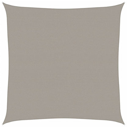vidaXL Sunshade Sail 160 g/m² Square Light Grey 5x5 m HDPE
