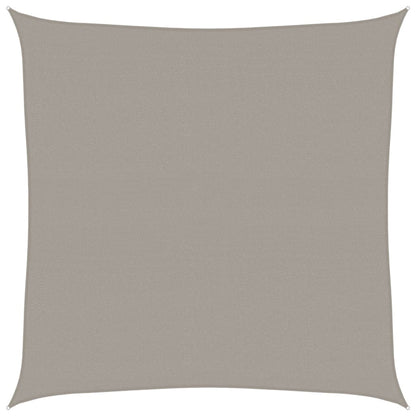 vidaXL Sunshade Sail 160 g/m² Square Light Grey 6x6 m HDPE