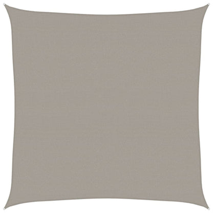 vidaXL Sunshade Sail 160 g/m² Square Light Grey 7x7 m HDPE