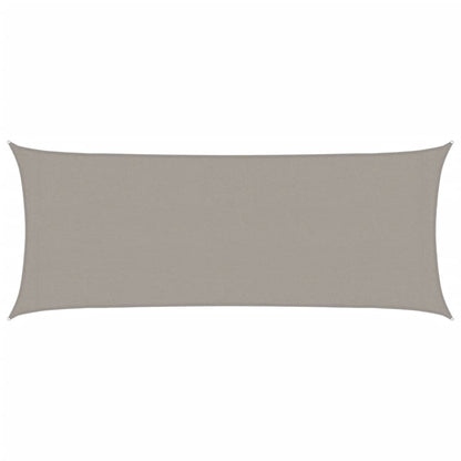 vidaXL Sunshade Sail 160 g/m² Rectangular Light Grey 2x4.5 m HDPE