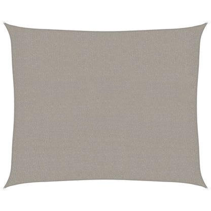 vidaXL Sunshade Sail 160 g/m² Rectangular Light Grey 2.5x3 m HDPE