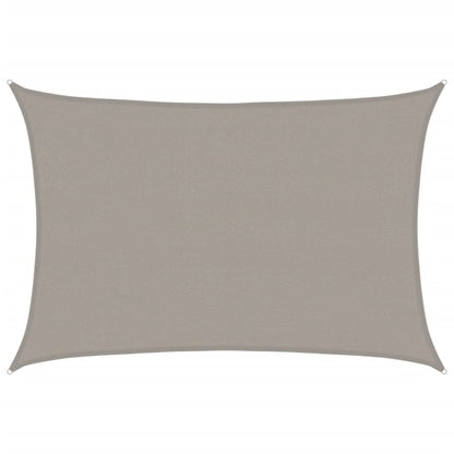 vidaXL Sunshade Sail 160 g/m² Rectangular Light Grey 4x5 m HDPE