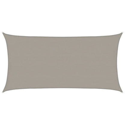 vidaXL Sunshade Sail 160 g/m² Rectangular Light Grey 4x7 m HDPE