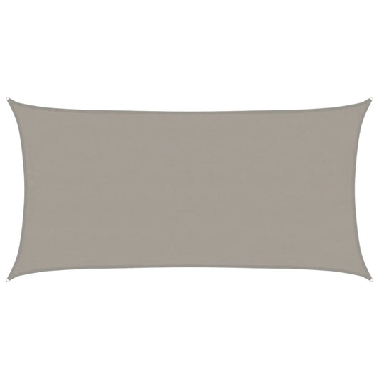 vidaXL Sunshade Sail 160 g/m² Rectangular Light Grey 4x7 m HDPE
