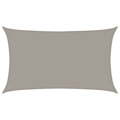 vidaXL Sunshade Sail 160 g/m² Rectangular Light Grey 5x8 m HDPE
