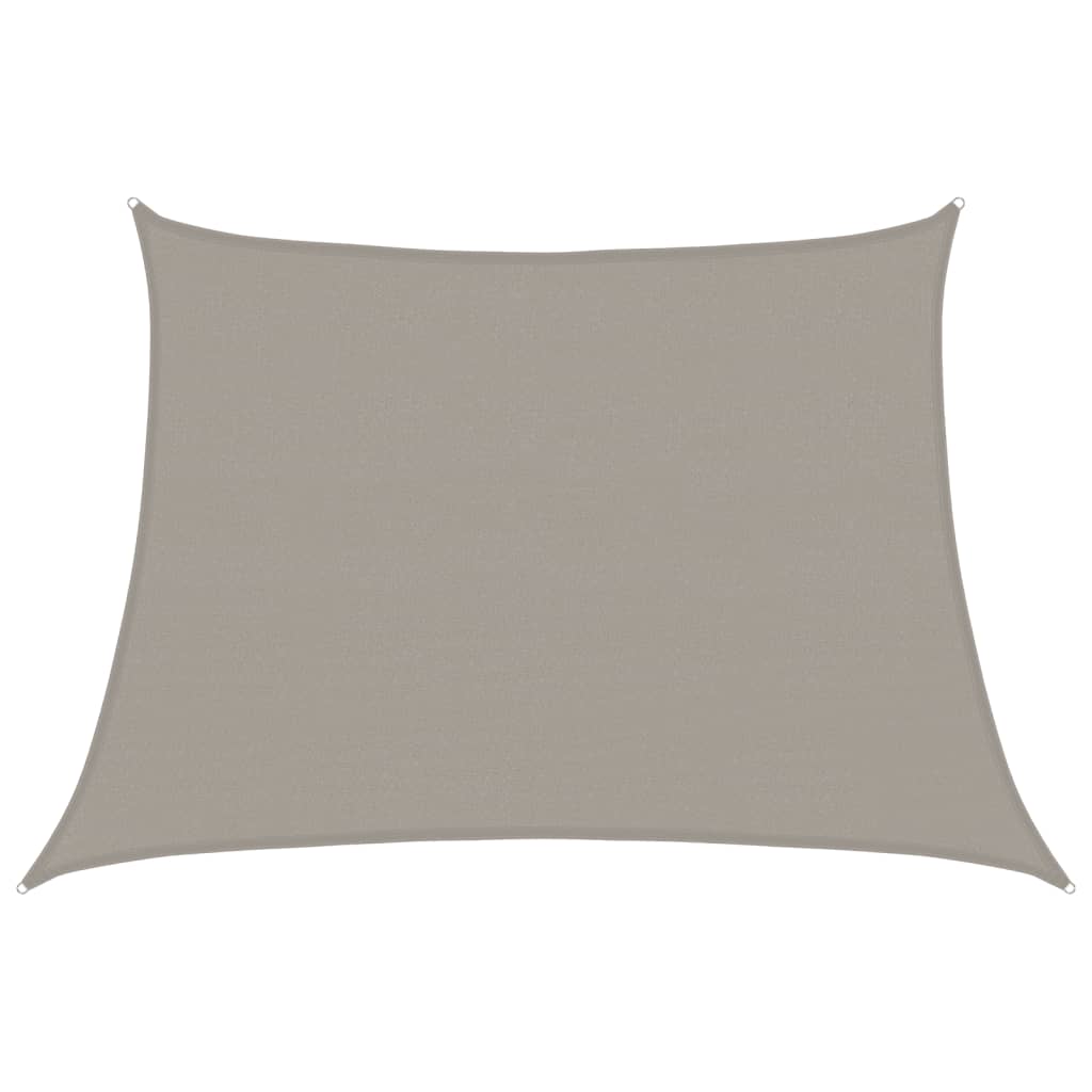 vidaXL Sunshade Sail 160 g/m² Trapezium Light Grey 4/5x3 m HDPE