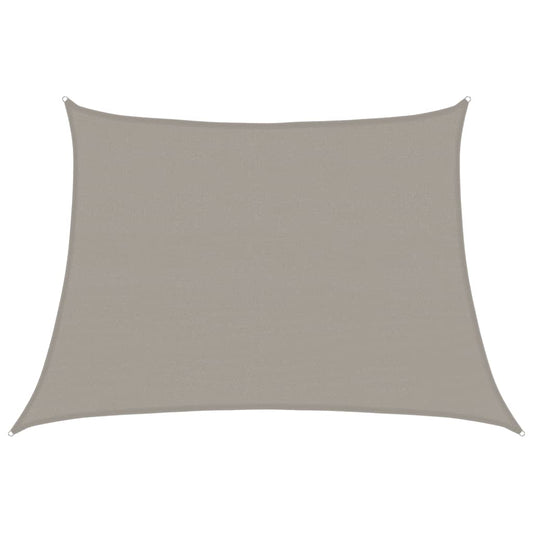 vidaXL Sunshade Sail 160 g/m² Trapezium Light Grey 4/5x3 m HDPE