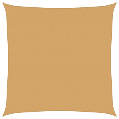 vidaXL Sunshade Sail 160 g/m² Square Sand 5x5 m HDPE