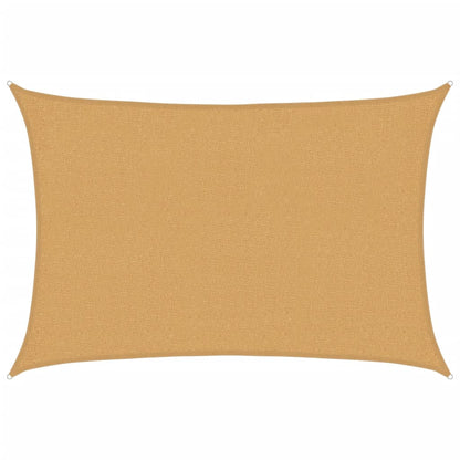 vidaXL Sunshade Sail 160 g/m² Rectangular Sand 2x2.5 m HDPE
