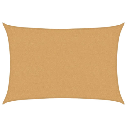 vidaXL Sunshade Sail 160 g/m² Rectangular Sand 2x3 m HDPE