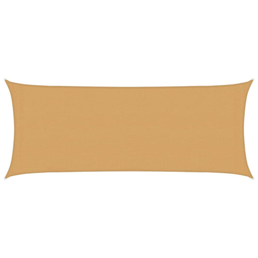 vidaXL Sunshade Sail 160 g/m² Rectangular Sand 2x4.5 m HDPE