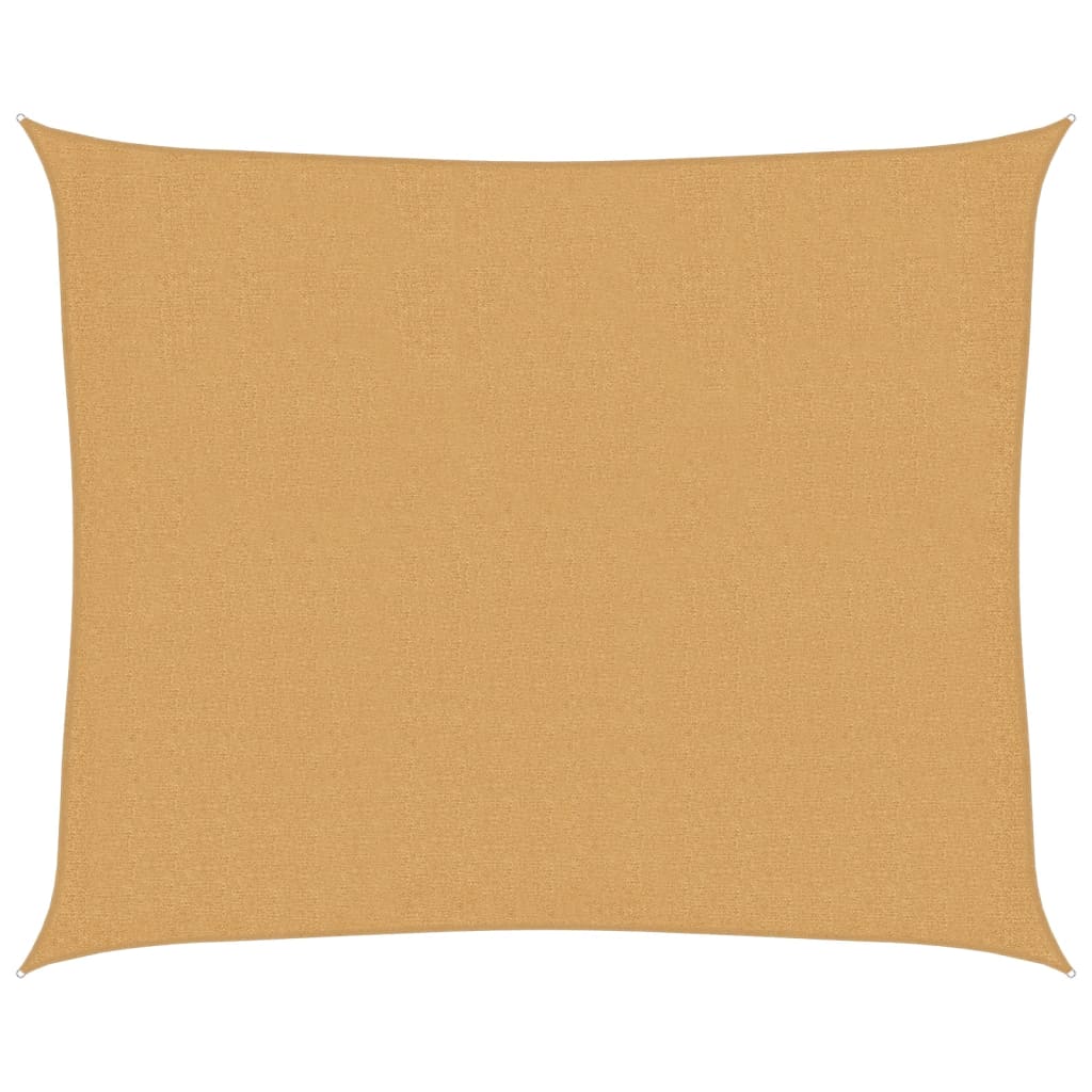 vidaXL Sunshade Sail 160 g/m² Rectangular Sand 2.5x3 m HDPE
