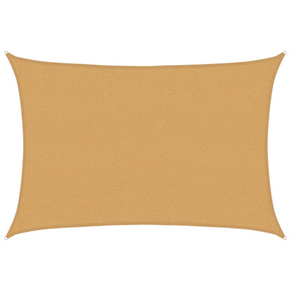 vidaXL Sunshade Sail 160 g/m² Rectangular Sand 2.5x3.5 m HDPE