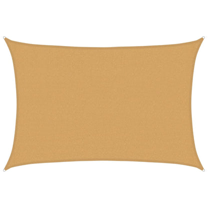 vidaXL Sunshade Sail 160 g/m² Rectangular Sand 2.5x4 m HDPE