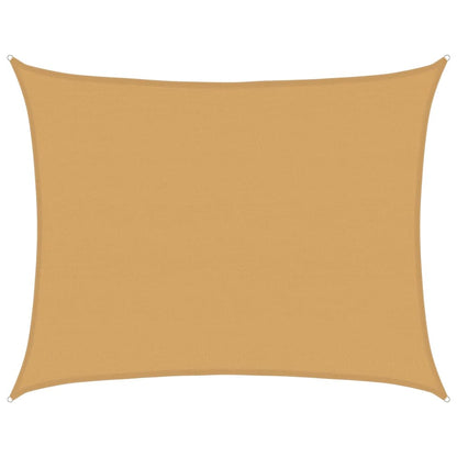 vidaXL Sunshade Sail 160 g/m² Rectangular Sand 6x8 m HDPE