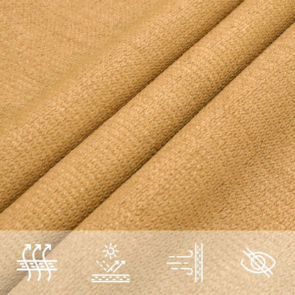 vidaXL Sunshade Sail 160 g/m² Triangular Sand 3x4x4 m HDPE