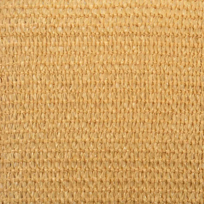 vidaXL Sunshade Sail 160 g/m² Triangular Sand 5x5x6 m HDPE