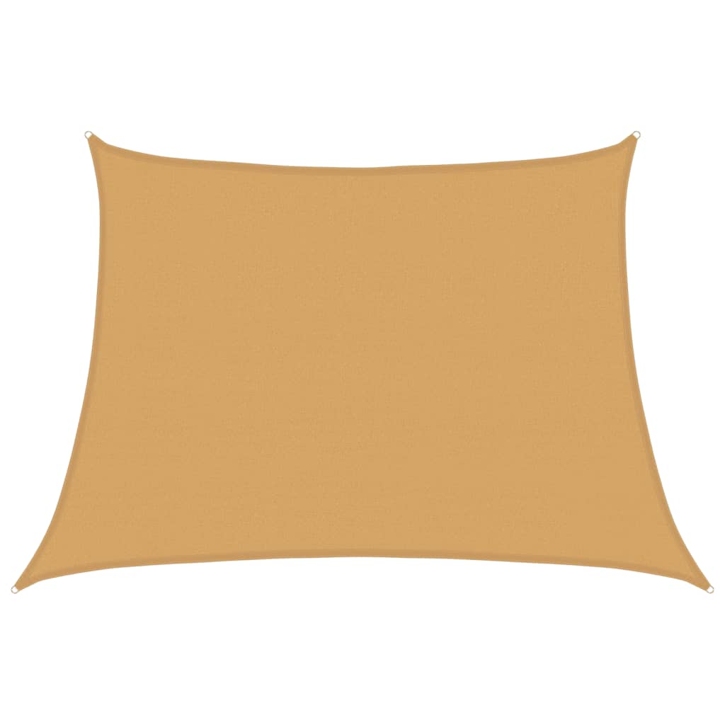 vidaXL Sunshade Sail 160 g/m² Trapezium Light Grey 4/5x3 m HDPE