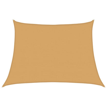 vidaXL Sunshade Sail 160 g/m² Trapezium Light Grey 4/5x3 m HDPE