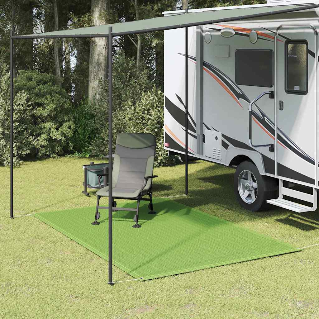 vidaXL Tent Carpet Light Green 200x300 cm HDPE