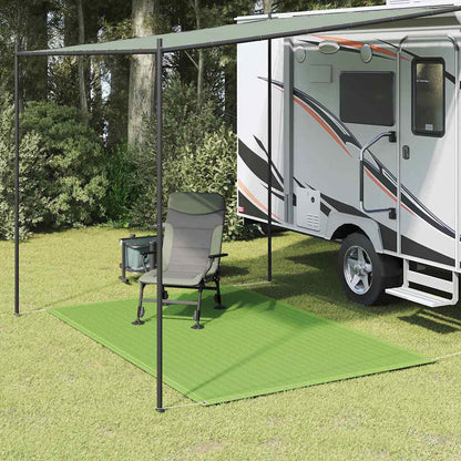 vidaXL Tent Carpet Light Green 200x300 cm HDPE