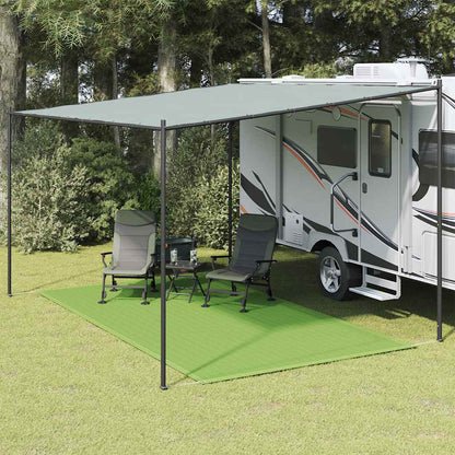 vidaXL Tent Carpet Light Green 200x400 cm HDPE