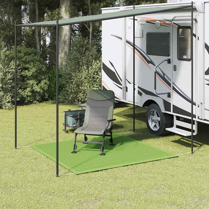 vidaXL Tent Carpet Light Green 250x250 cm HDPE