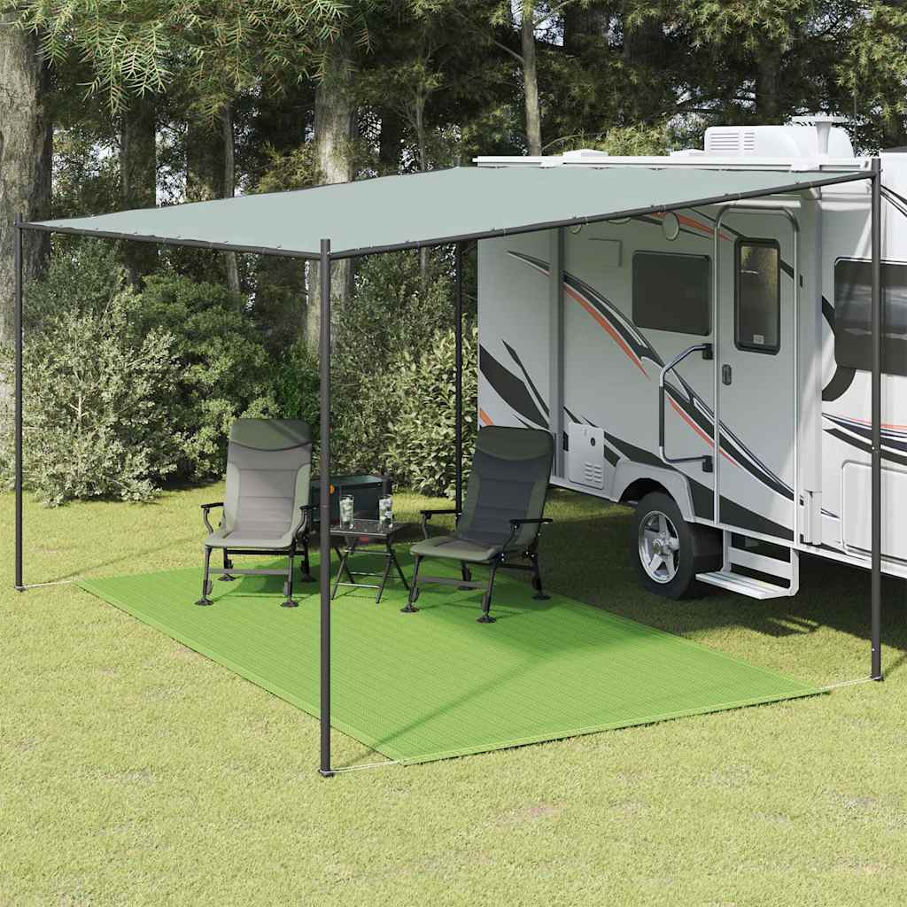 vidaXL Tent Carpet Light Green 250x350 cm HDPE
